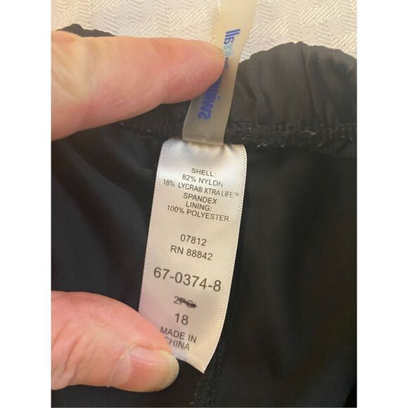 Swimsuits for ALL Swim Skirt with shorts Only size 18 Black & Blue - Picture 7 of 7